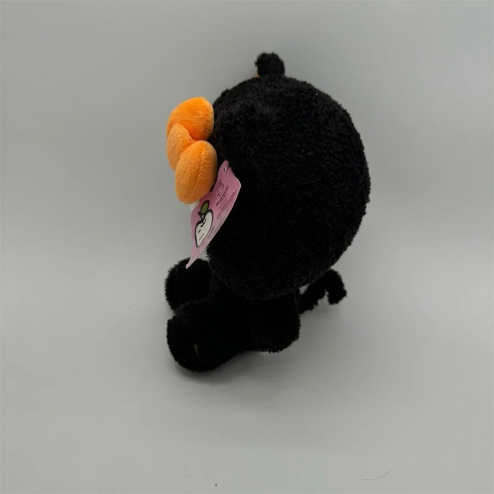 Sanrio Hello Kitty Halloween Black Cat Costume Plush Orange Bow Fiesta